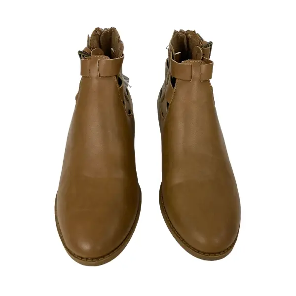 American Eagle Girls’ Faux Leather Ankle Boots