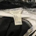 Forever 21 Floral Fit and Flare Dress with Mesh Back Detail