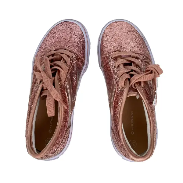 Airwalk Girls’ Sparkly Pale Pink Sneakers