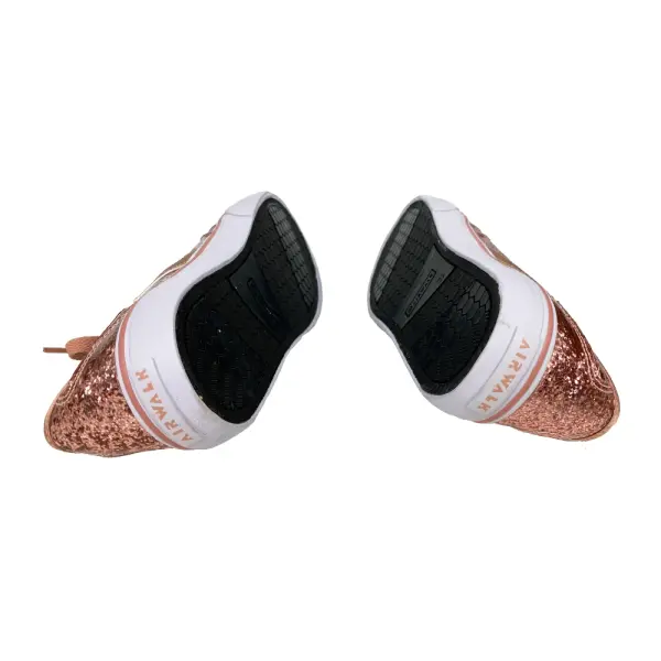 Airwalk Girls’ Sparkly Pale Pink Sneakers