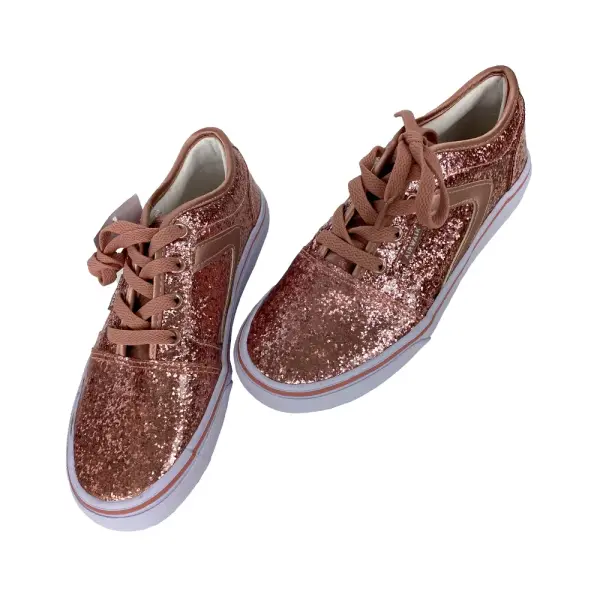 Airwalk Girls’ Sparkly Pale Pink Sneakers