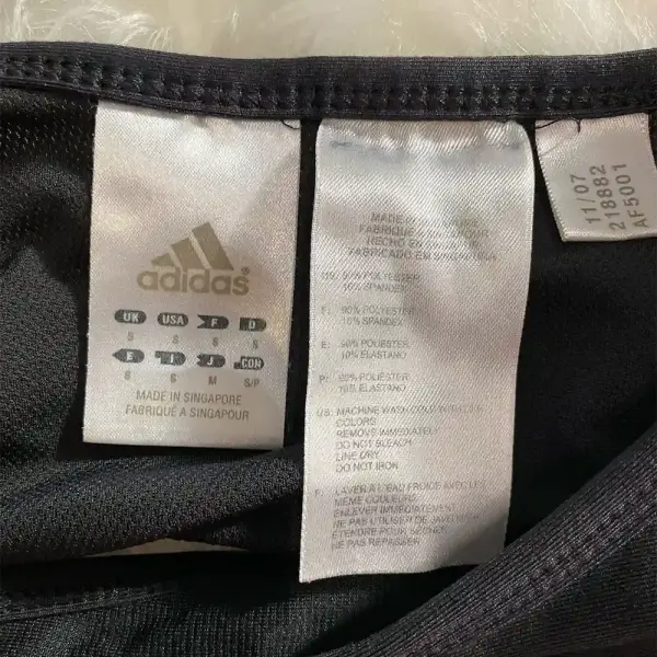 Adidas Black Training Sports Bra