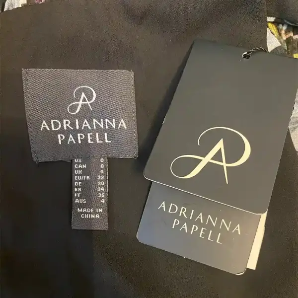 Adrianna Papell Floral Pleated Tiered Midi Dress