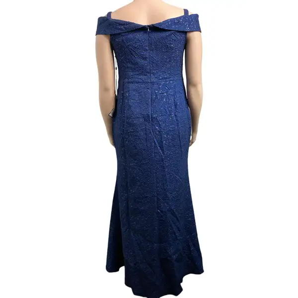 Adrianna Papell Off-Shoulder Formal Dress