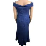 Adrianna Papell Off-Shoulder Formal Dress