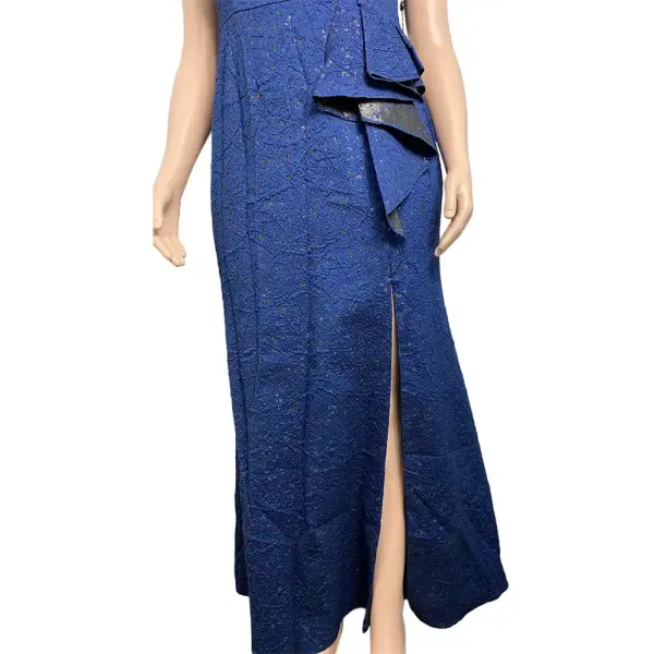 Adrianna Papell Off-Shoulder Formal Dress