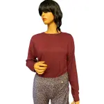Alfani Cozy Knit Long Sleeve Sleep Top