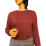 Alfani Cozy Knit Long Sleeve Sleep Top
