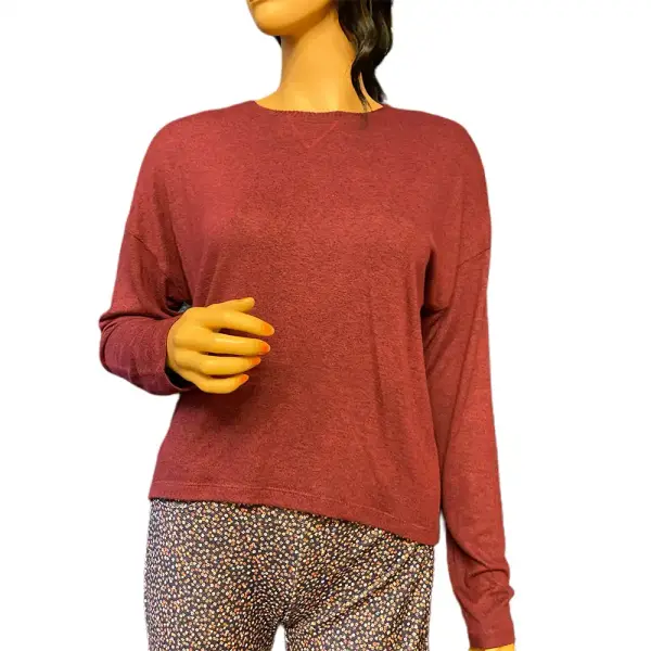 Alfani Cozy Knit Long Sleeve Sleep Top
