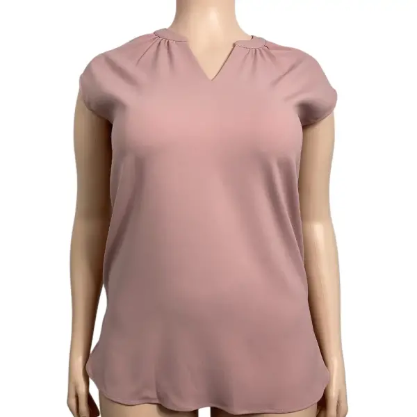 Alfani Sleeveless Tunic Top Mauve Pottery Clay