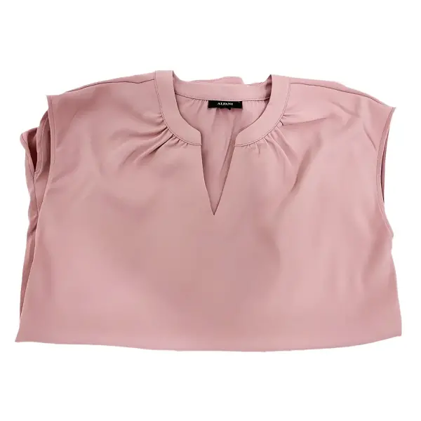 Alfani Sleeveless Tunic Top Mauve Pottery Clay