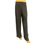 Alfani Wide Leg Plissé Pleated Pants Black Size Medium