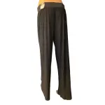 Alfani Wide Leg Plissé Pleated Pants Black Size Medium