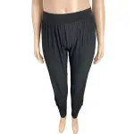 Alfani Wide Leg Plissé Pleated Pants Black Size Medium