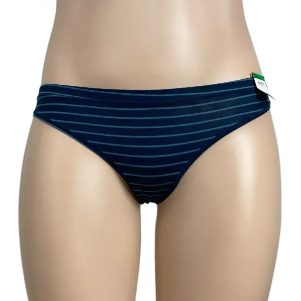 Product Name Alfani Ultra Soft Mix and Match Thong Blue Stripe