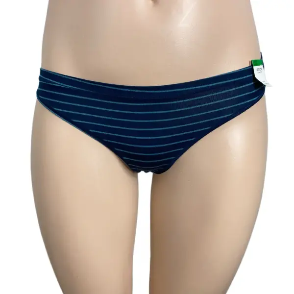 Product Name Alfani Ultra Soft Mix and Match Thong Blue Stripe