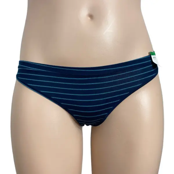 Product Name Alfani Ultra Soft Mix and Match Thong Blue Stripe