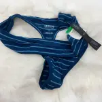 Product Name Alfani Ultra Soft Mix and Match Thong Blue Stripe