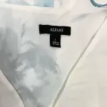 Alfani Watercolor Floral V-Neck Blouse