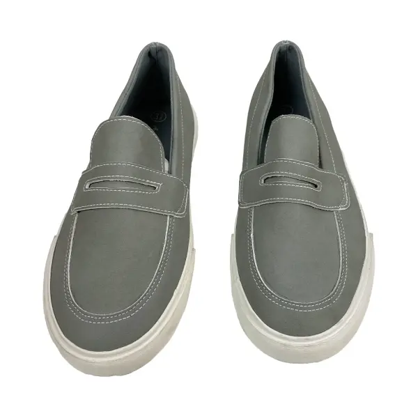 American Eagle Kids’ Gray Loafer Slip-On Sneakers Size 3.5