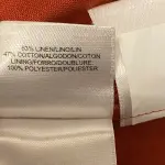 Anne Klein Linen Blend Sleeveless Midi Dress in Cinnamon Size XL