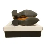 Aqua College Tatum Waterproof Suede Ankle Booties Rust Brown Block Heel Womens