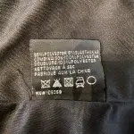 Aqua Black Red Floral Pleated Chiffon Gown Dress Size 6