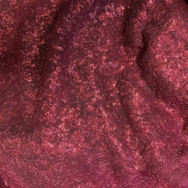 Aqua Burgundy Sequin Halter Neck Evening Gown