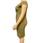 AX Paris Cold Shoulder Wrap Front Bodycon Dress