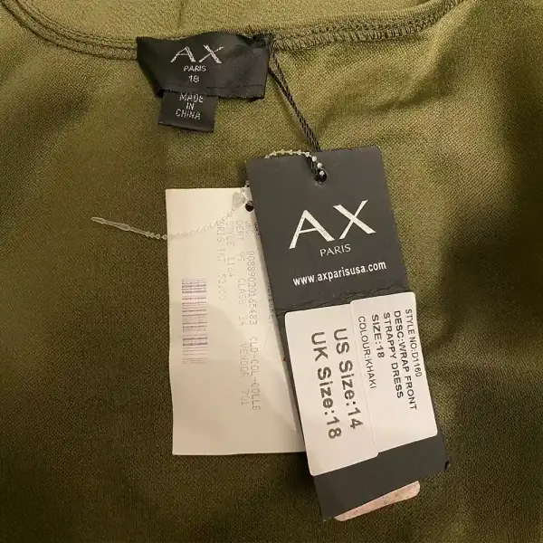 AX Paris Cold Shoulder Wrap Front Bodycon Dress