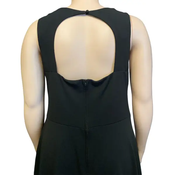 B. Darlin Sweetheart Neckline Fit and Flare Dress Open Back