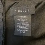 B. Darlin Sweetheart Neckline Fit and Flare Dress Open Back