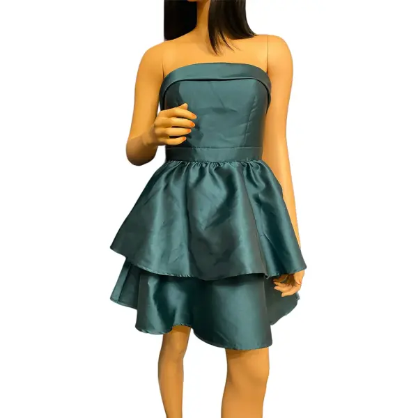 B. Darlin Strapless Double-Tiered Dress