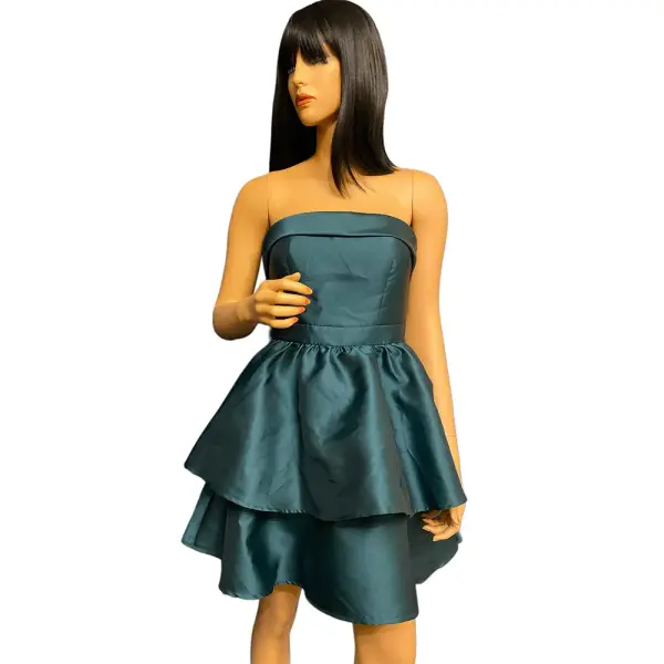 B. Darlin Strapless Double-Tiered Dress