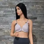 Bali Comfort Revolution Front-Close Shaping Underwire Bra 34D in Warm Steel