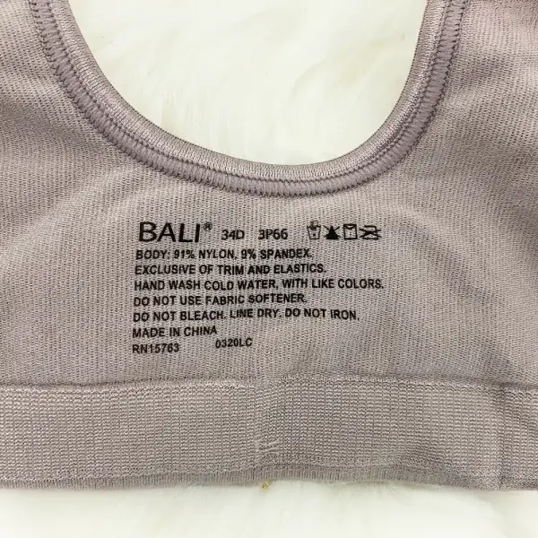 Bali Comfort Revolution Front-Close Shaping Underwire Bra 34D in Warm Steel