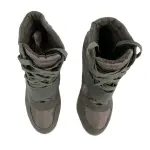 Bamboo Taupe Wedge High-Top Sneakers Size 6