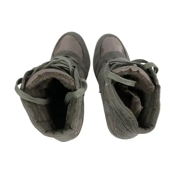 Bamboo Taupe Wedge High-Top Sneakers Size 6