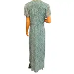 Bar III Seabreeze Green Floral Maxi Dress