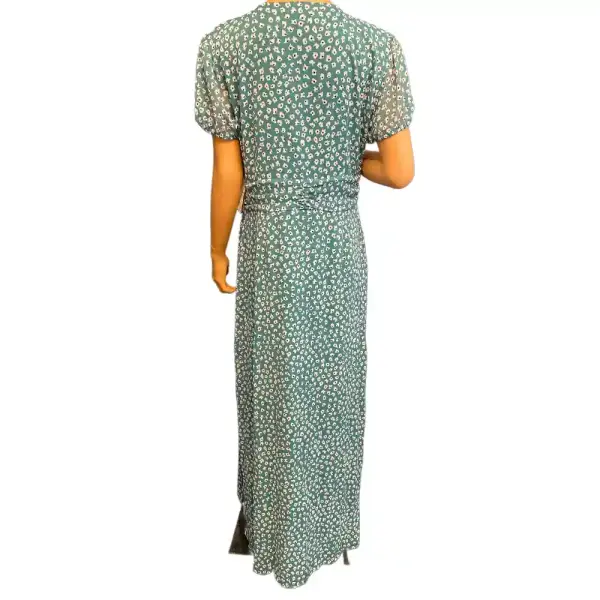 Bar III Seabreeze Green Floral Maxi Dress