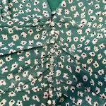 Bar III Seabreeze Green Floral Maxi Dress