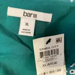 Bar III Seabreeze Green Floral Maxi Dress