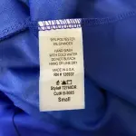 BLVD USA Cobalt Blue Sleeveless Deep V Neck Belted Wide Leg Jumpsuit