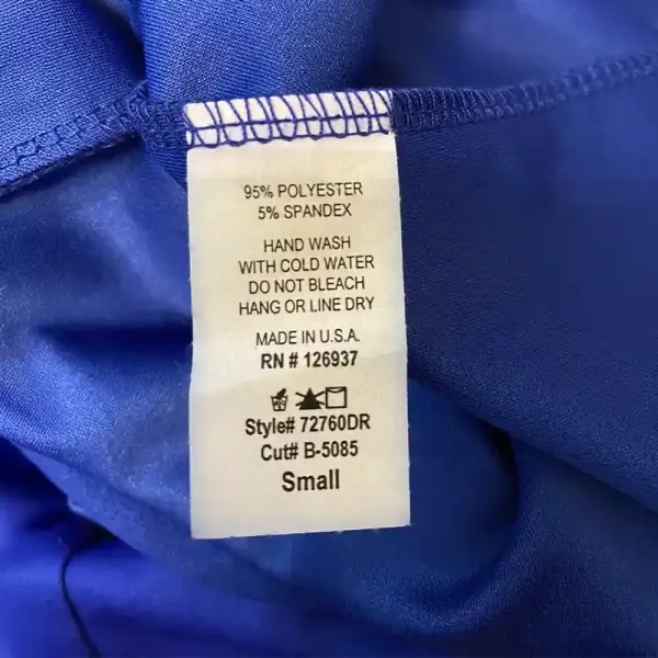 BLVD USA Cobalt Blue Sleeveless Deep V Neck Belted Wide Leg Jumpsuit