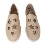 Brash Blush Star Cut Twin Gore Slip On Sneakers Girls Size 3.5