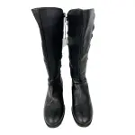 Brash Girls Joanne Black Glitter Knee High Boots Size 3