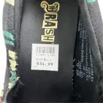 Brash Black Floral Slip-On Shoes Women's Size 5.5