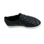 Brash Girls' Fetch Black Quilted Slip-On Casual Shoes Size 3