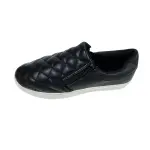 Brash Girls' Fetch Black Quilted Slip-On Casual Shoes Size 3