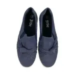Brash Girls’ Blue Denim Knot Slip-On Sneakers Size 3